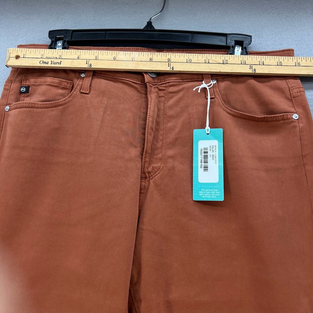 NWT Adriano Goldschmied Women's Jeans Size 31R Rust Ankle High Rise Skinny - Picture 3 of 16